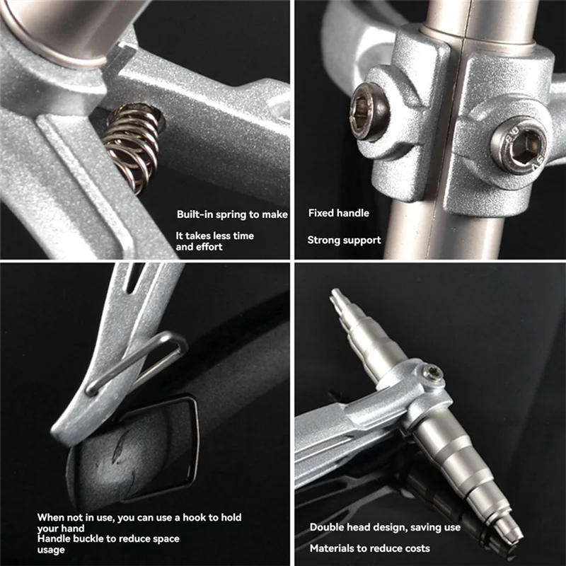 

Manual Tube Expander Copper Tube Expander Refrigeration Tool Air Conditioning Reamer Manual Hydraulic Expander-AB36