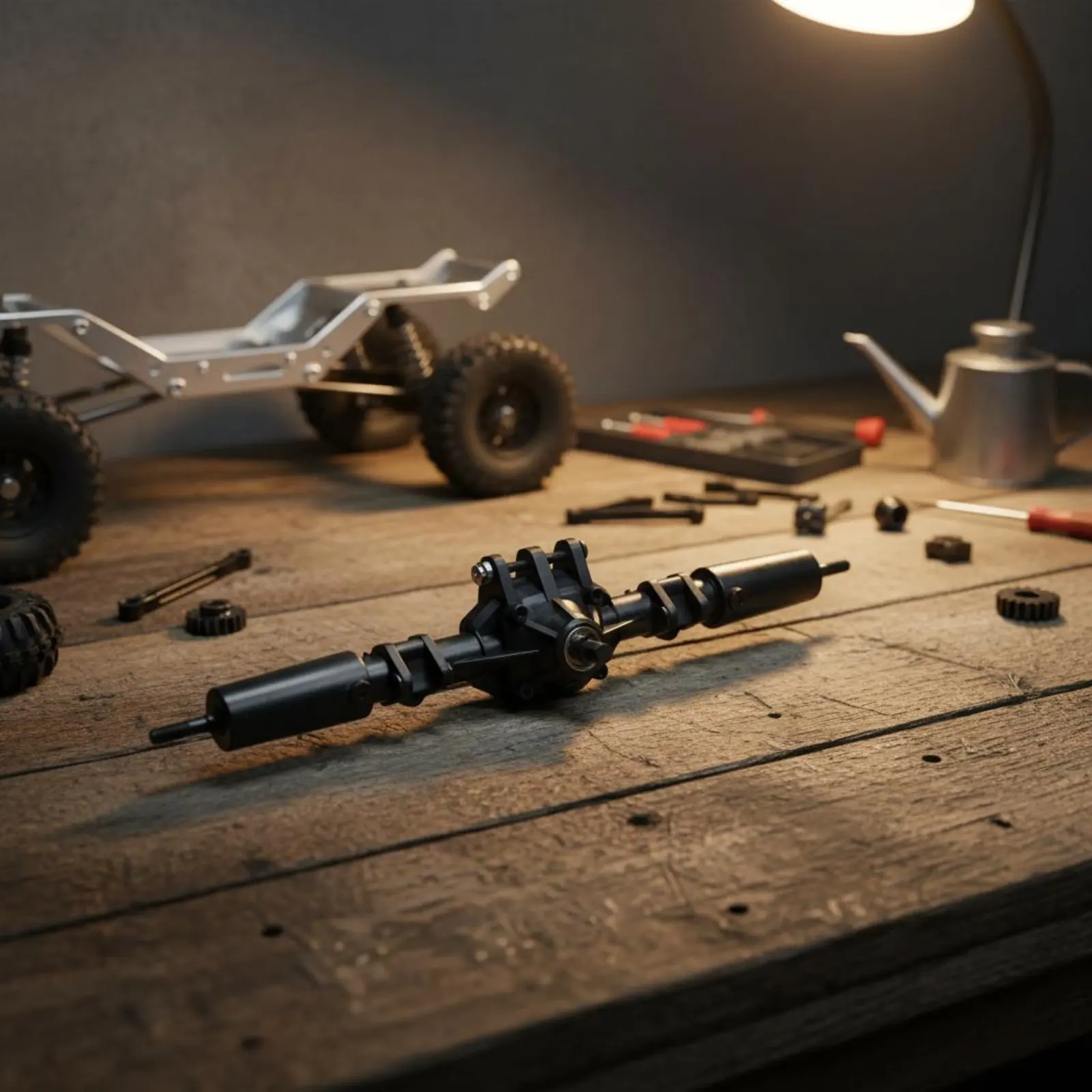 Pièce de modification d'arbre de transmission SCX10 II, arbre de transmission droit AR44 robuste pour tout-terrain