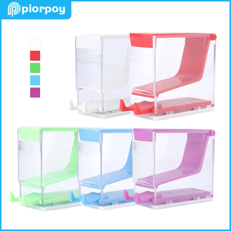 

PIORPOY Dental Cotton Roll Dispenser Holder Organizer Press Style Dentistry Swabs Divider Boxes Odontologia Oral Hygienic Tool