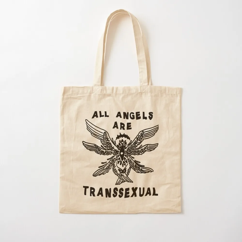 

All angels are transsexual (shirt) Tote Bag cute pouch bag Customizable tote bag canvas tote Canvas stote