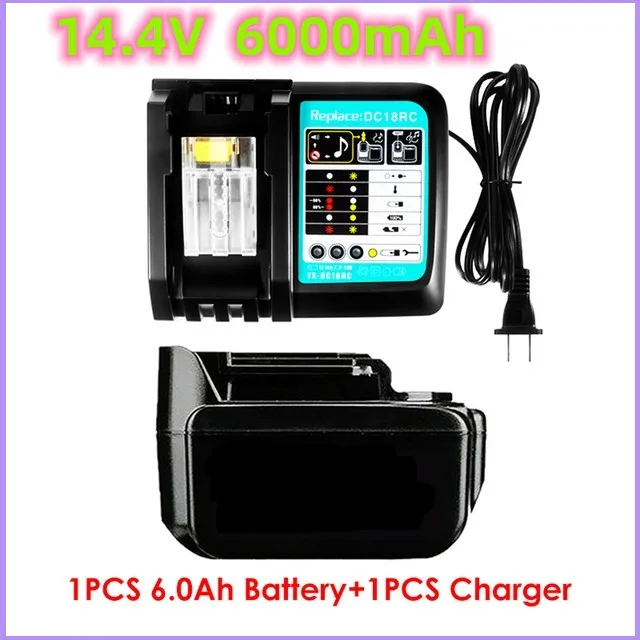 100% original new 14.4 V 5.0 Ah 14V lithium-ion battery for power tools BL1460 BL1430 1415 194066-1