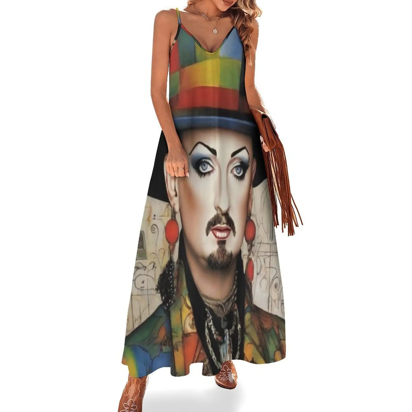 

Boy George: The Art of Unique Musical Expression Sleeveless Dress long sleeve dresses evening dresses luxury 2025