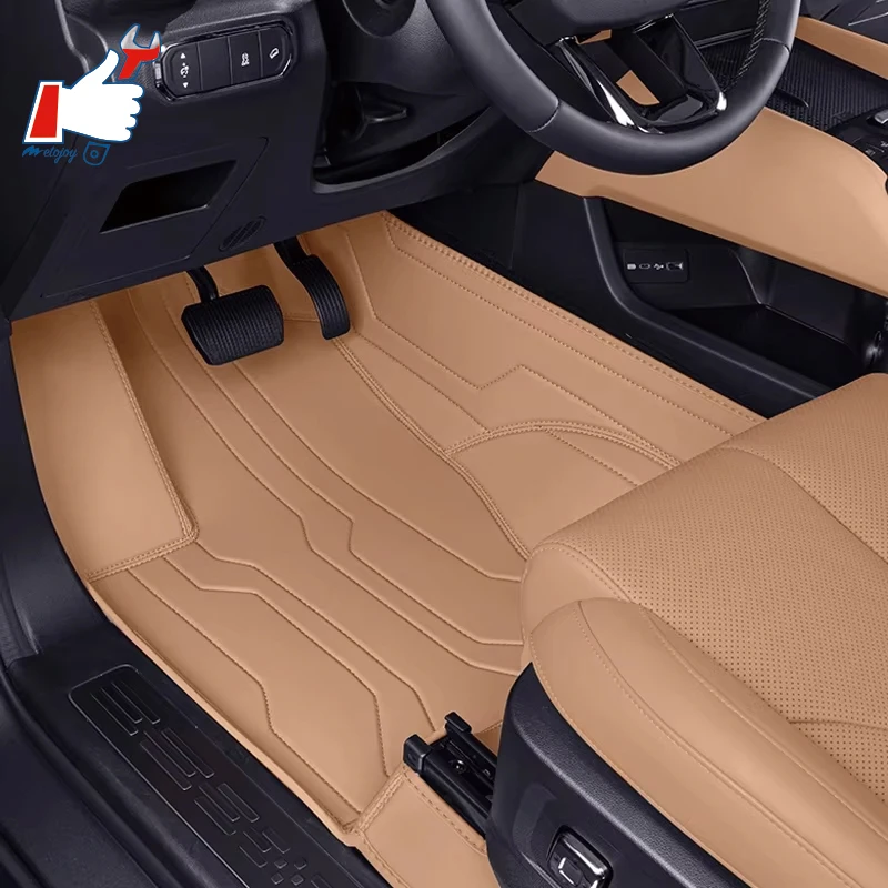 

Автомобильный коврик с левым рулем для DongFeng M-Hero M817 2025, полный коврик для ног, напольный коврик, напольный ковер, водонепроницаемый коврик