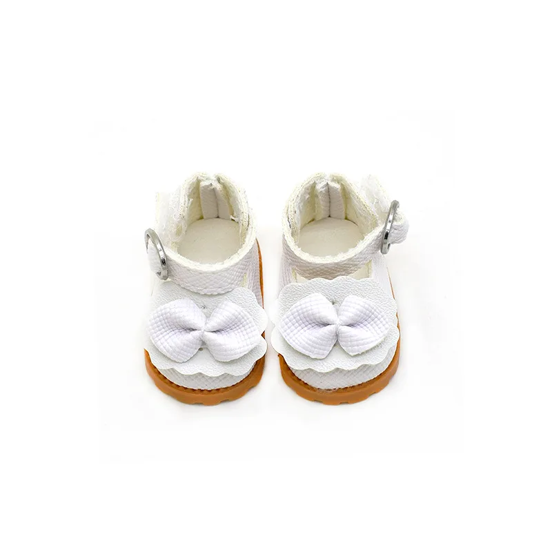 10cm Doll Clothes 3.5cm Length Leather Canvas Shoes Doll Shoes Doll Accessories Cultivate Hands-on Ability Children's Gift Toys image 4