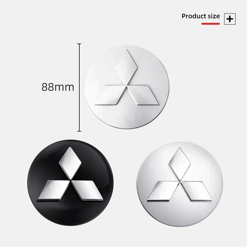 4pcs 60mm Wheel Center Cap Logo Hub Cover Badge Emblem For Mitsubishi Asx Lancer Pajero 4 Outlander 3 Xl l200 EX10 Colt Pajero