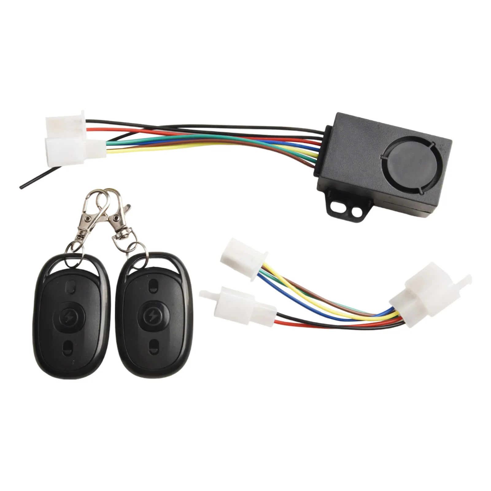 Electric Vehicle Vibration Detector Alarm System Remote Control Waterproof Design Alarm Volume 120db Click Converters