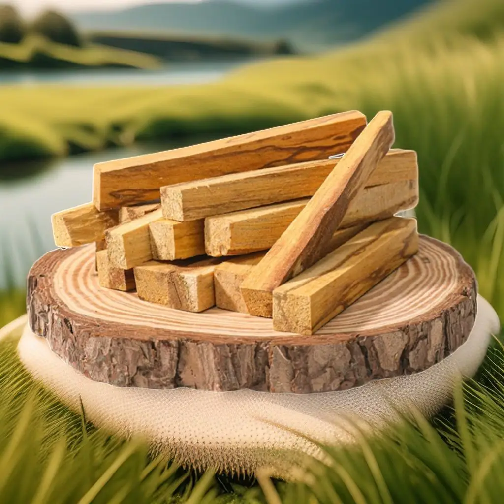 Bastoncini di incenso naturale Palo Santo ad alto contenuto di olio Per l'aromaterapia indoor Una meditazione rinfrescante dell'alito