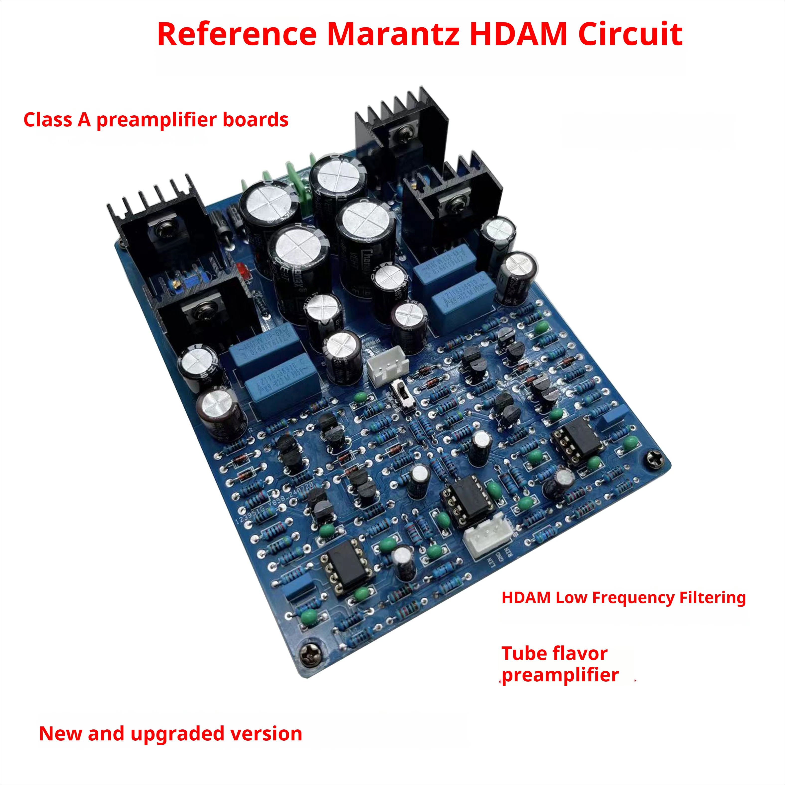 

Replica Marantz Circuit Finished HDAM Preamplifier Board Class A Preamp Audiophile Warm Sound "Tube-like" Tone Amplifier Board