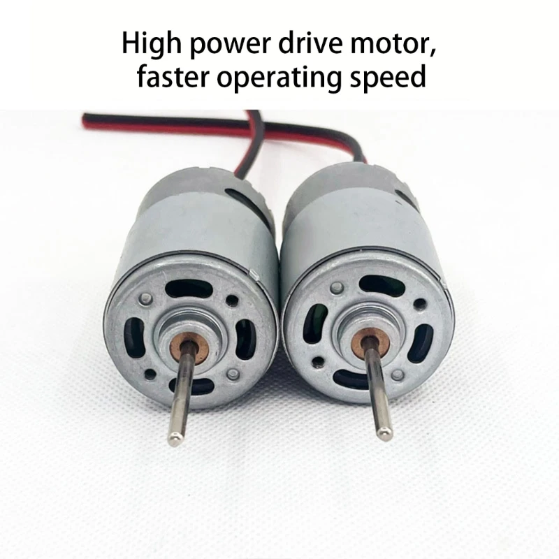 Multipurpose Small Motor Set 10000RPM Accessory for Customes Toy Boat and Educational Toy 12V High Torque Daily Use