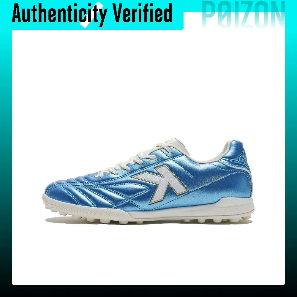 KELME TF Turf Abrasion Resistant Breathable Soccer Shoes Unisex Diamond Blue 8621ZX1474-
