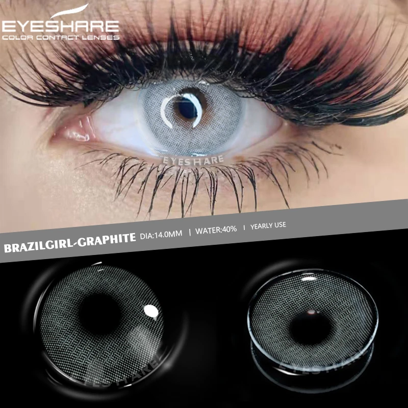 EYESHARE Farbkontaktlinsen für Augen, kosmetische Farblinsen, grüne Farbkontaktlinsen, Augenkosmetik, Farblinse, Augen, Schönheit, Augen