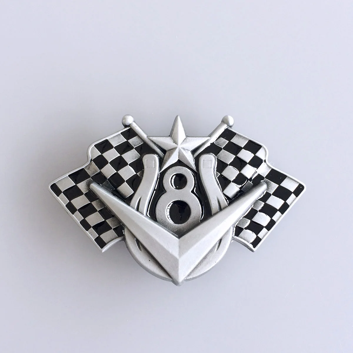ヴィンテージエナメルフラッグホースシューベルトバックル-buckle-cs026
