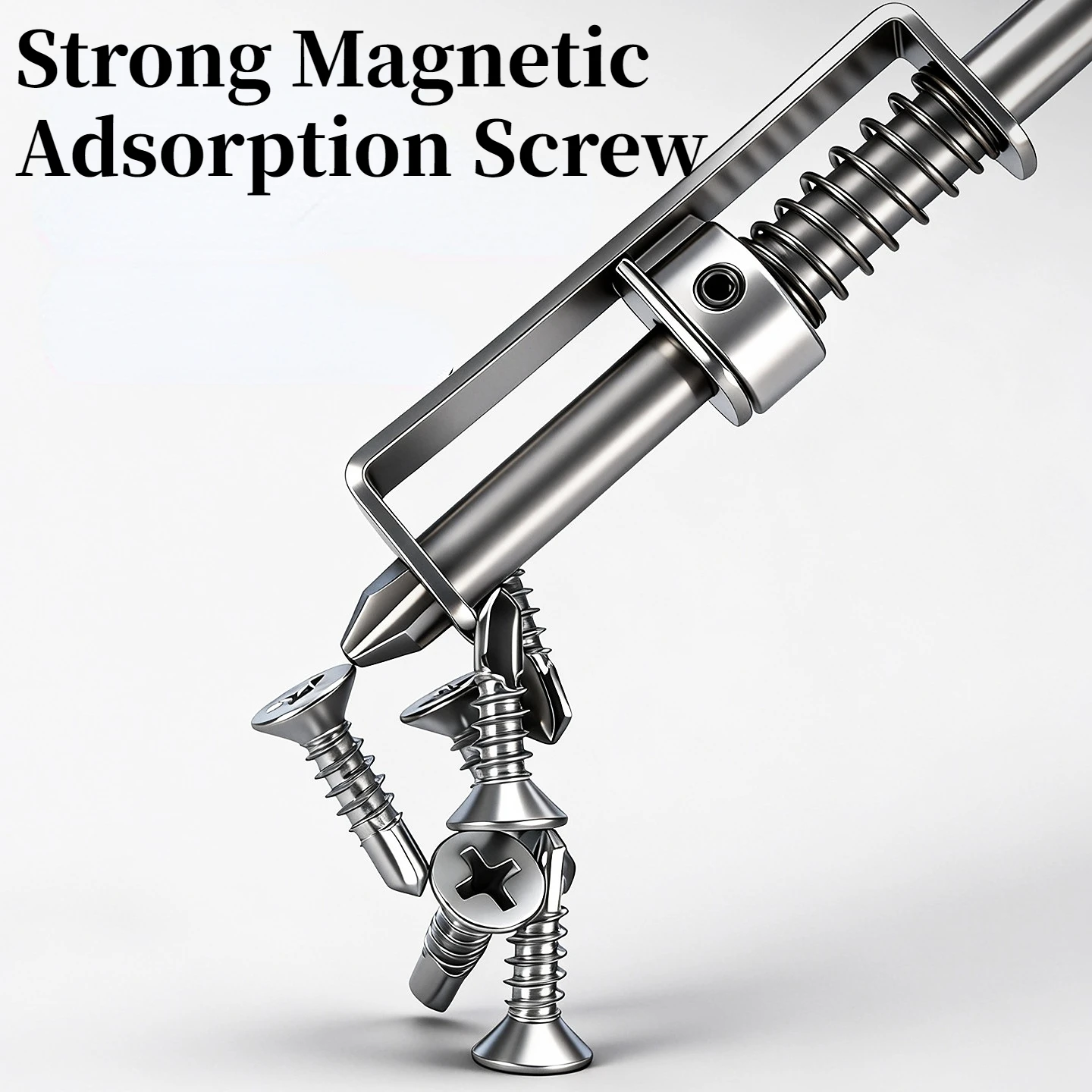 Spring-Loaded Screw Holder Anti-Drop Screwdriver Bit Fixing Clamp Set Phillips Drill Bit Screw Holding Adapter