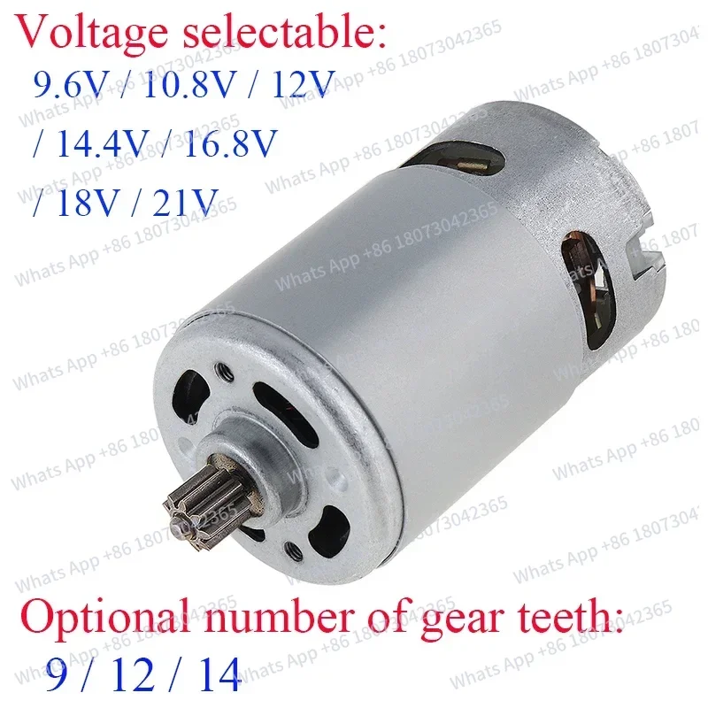 

Мотор-редуктор RS-550 9,6 В 12 В 14,4 В 16,8 В 18 В 21 В для Makita для DeWalt для Bosch для Milwaukee, электрическая дрель, отвертка