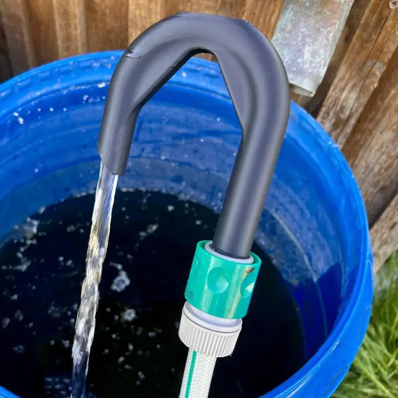 Schwerlast-Wandhalterung für Poolschläuche zur Befüllung von Wassertanks in Garten, Terrasse und zur Bewässerung im Freien. – Detail 3