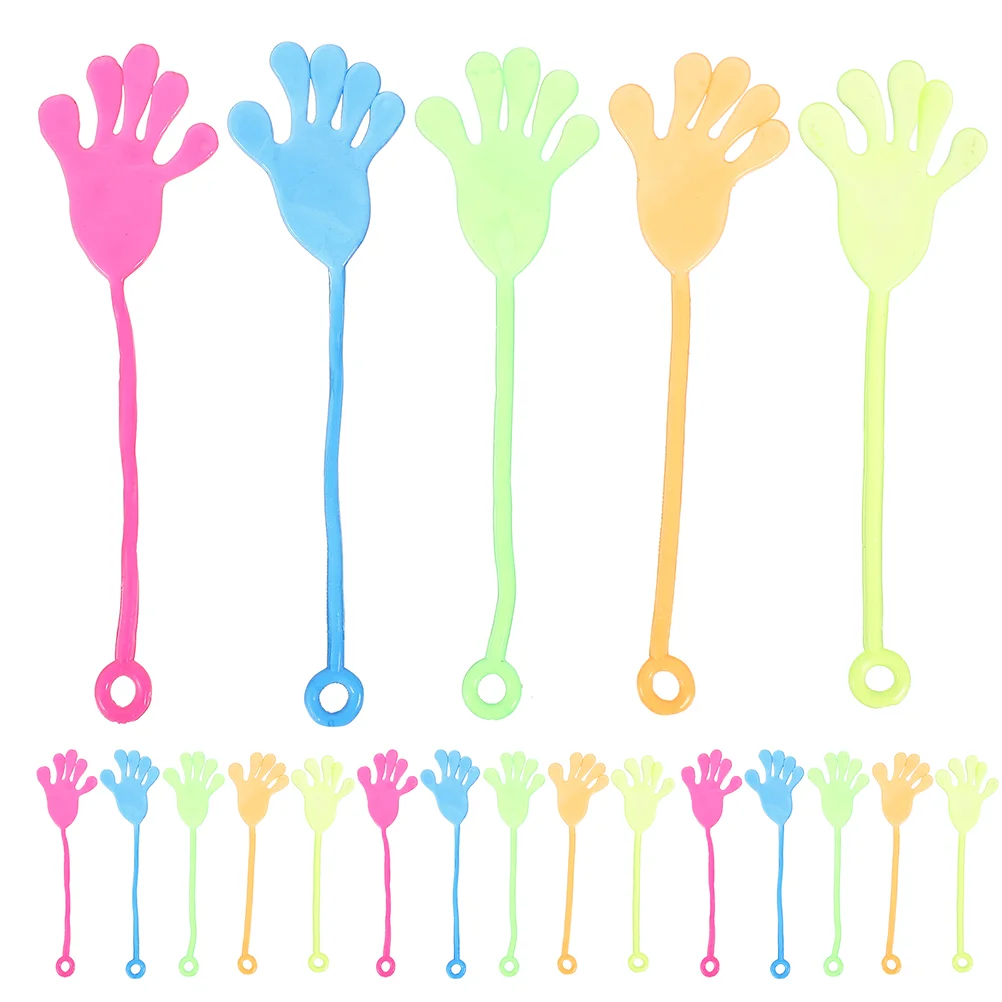 28 pièces jouets en vrac délicat petites mains soulageant les enfants sensoriel élastique collant pour blague enfant