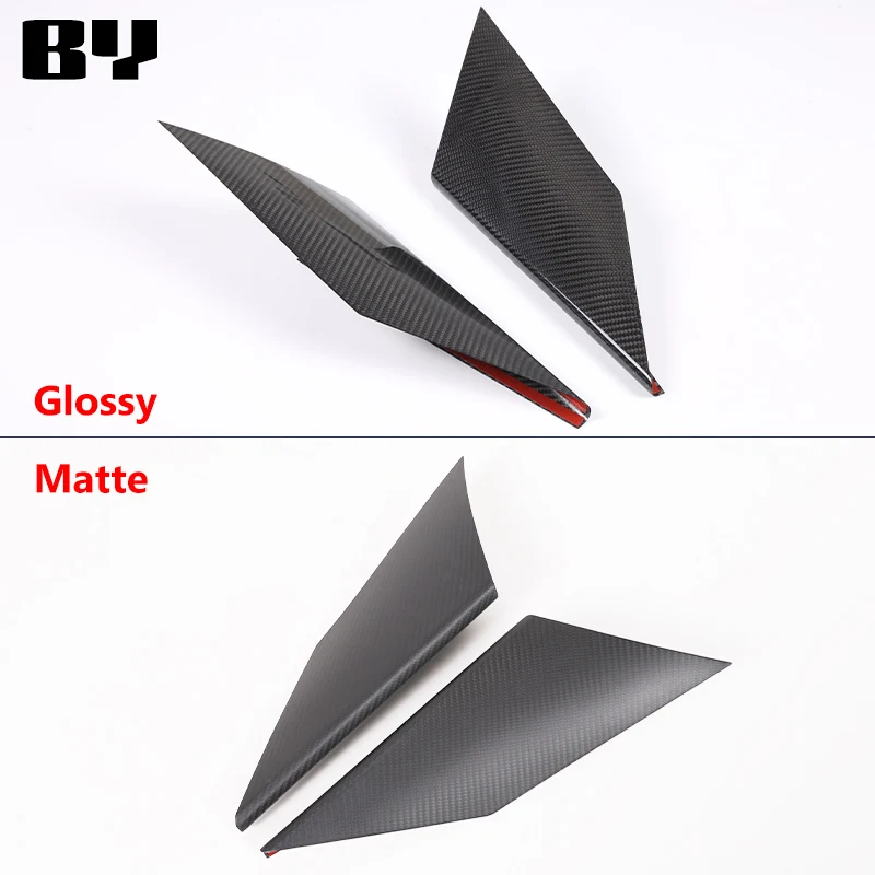 For BMW imported 5 Series G60 2024+ Car Center Console Side Panel Decoration Cover Real Carbon Fiber Car Interior Accessories