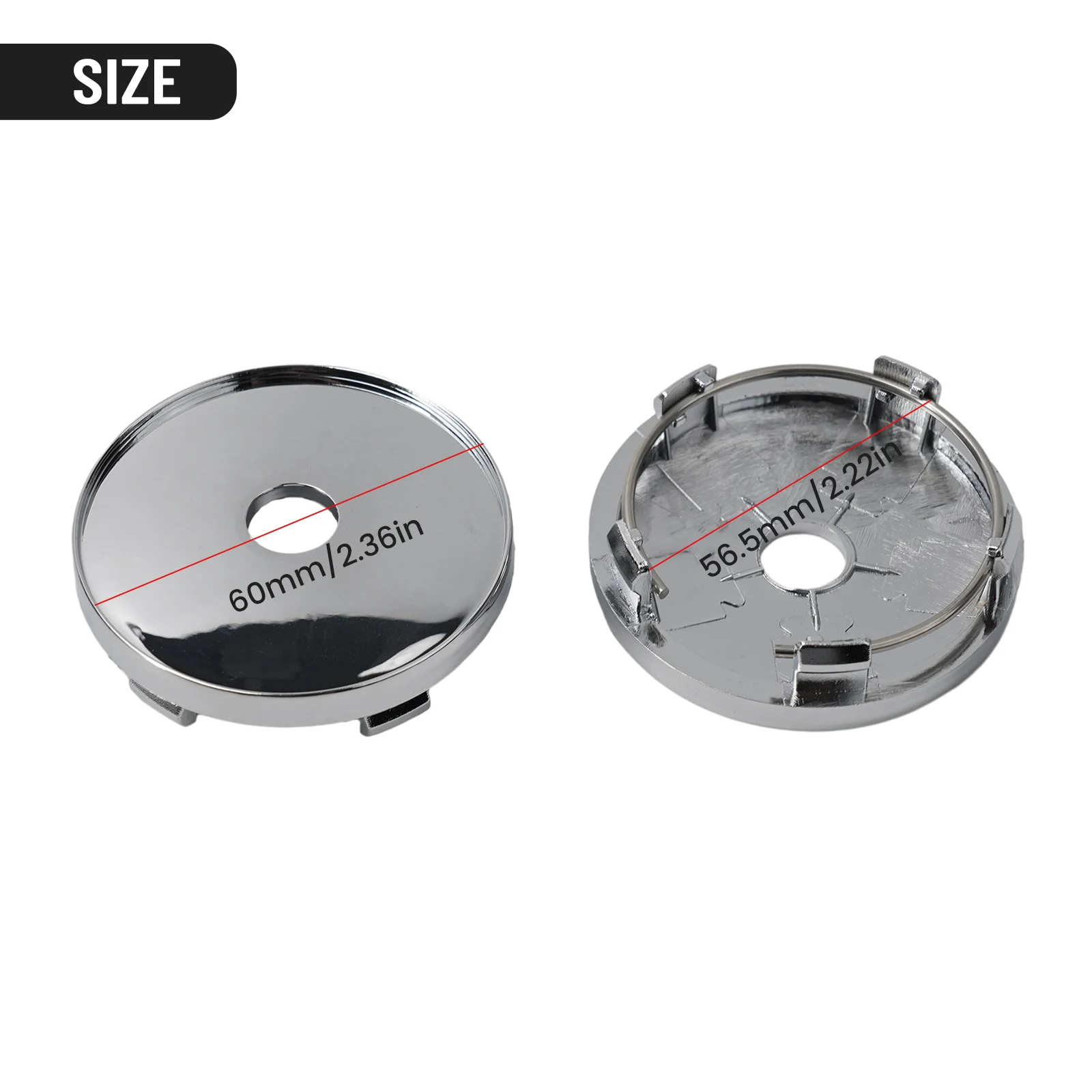 4pcs Car Wheel Center Cap Car Wheel Center Cap 60mm- 56mm Alloy Wheel Car Rims Centre Cap Decor Brand New High Quality New Style