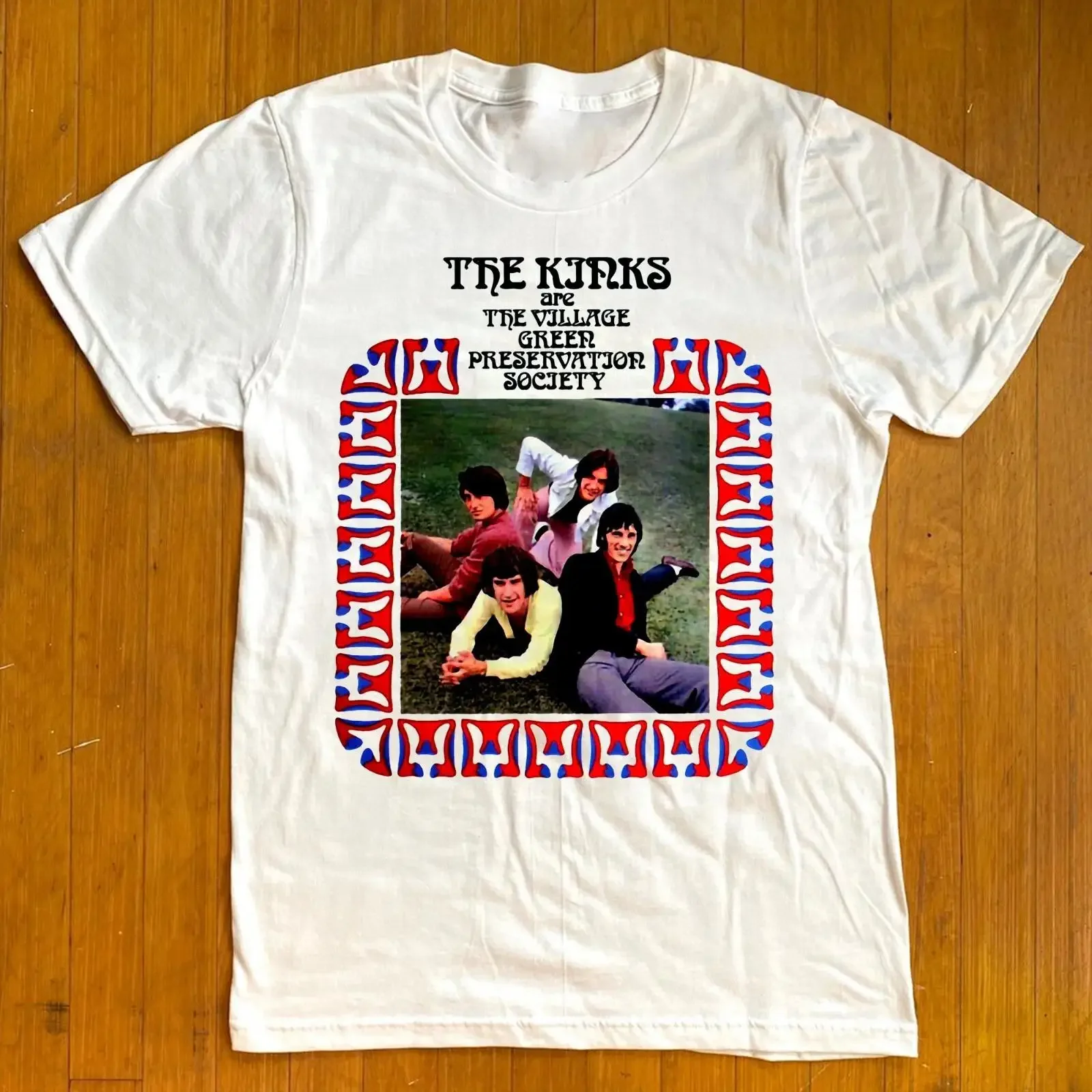 Neu The Kinks Geschenk für Fans S 5XL T Shirt 13D266 vintage Washed streetwear Stretched Soft designer clothes Casual Versatile