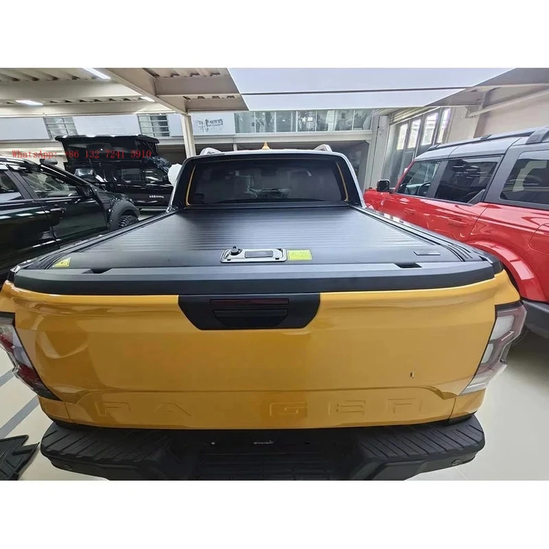 

Factory direct sales of leak-proof pickup truck bed covers suitable for 2023+ Rangers, heavy-duty retractable bed covers.