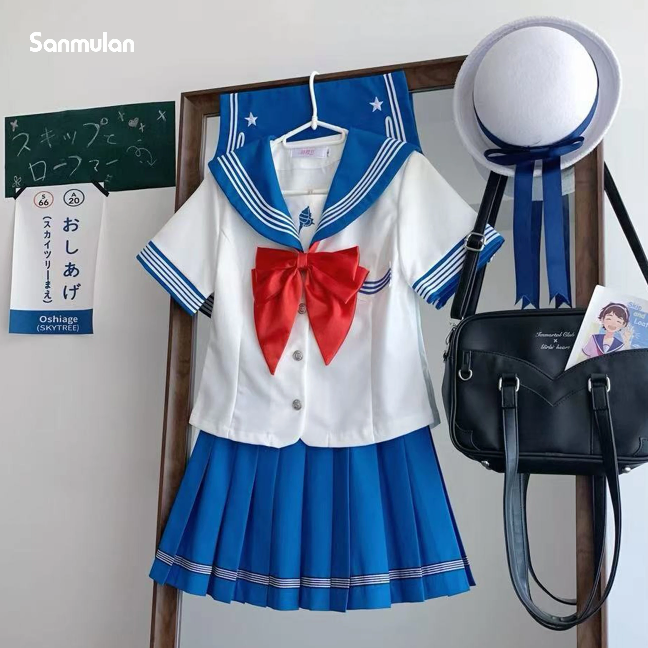 ensemble-de-costume-de-marin-d'ete-et-d'automne-style-japonais-pour-ecoliere-bleu-a-manches-courtes-pour-etudiantes