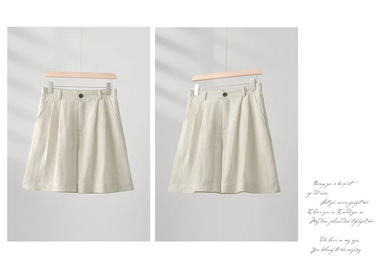 2026 Damen Leinen-Shorts Y2K, Einzelknopf-Reißverschluss Multi-Taschen Mini-Shorts, Freizeit- und Alltagsshorts für Zuhause und Pendeln im Sommer – Detail 14