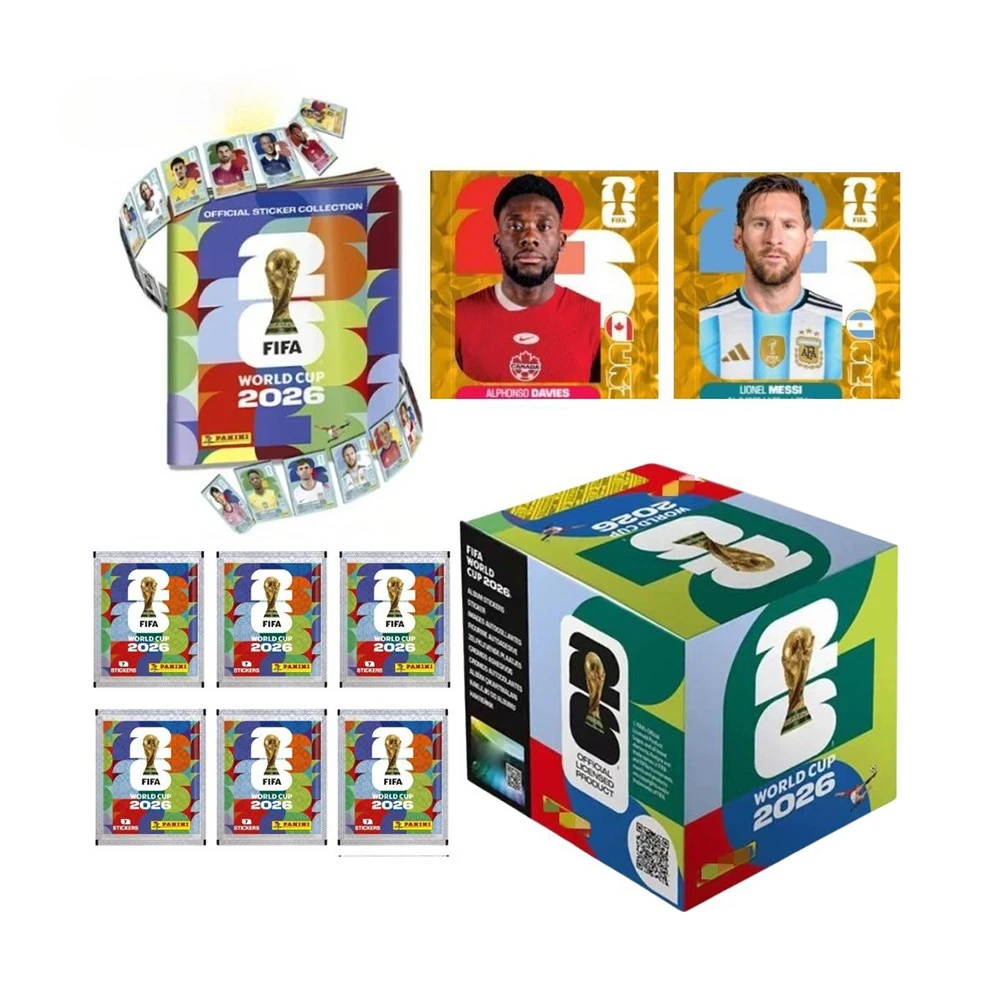 @@Brand New 2026 FIFA World Cup Panini Stickers International Version Rare Collection Football Fan Souvenir Present