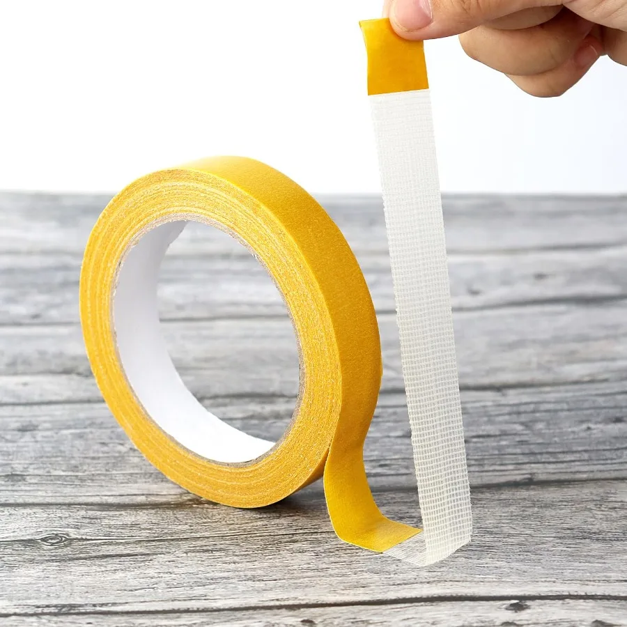 1 حزمة شريط قماش مزدوج الجوانب شريط شاش عالي التحمل شريط قماش شريط تثبيت عالي الالتصاق للسجاد صور ملصقات Fra #3