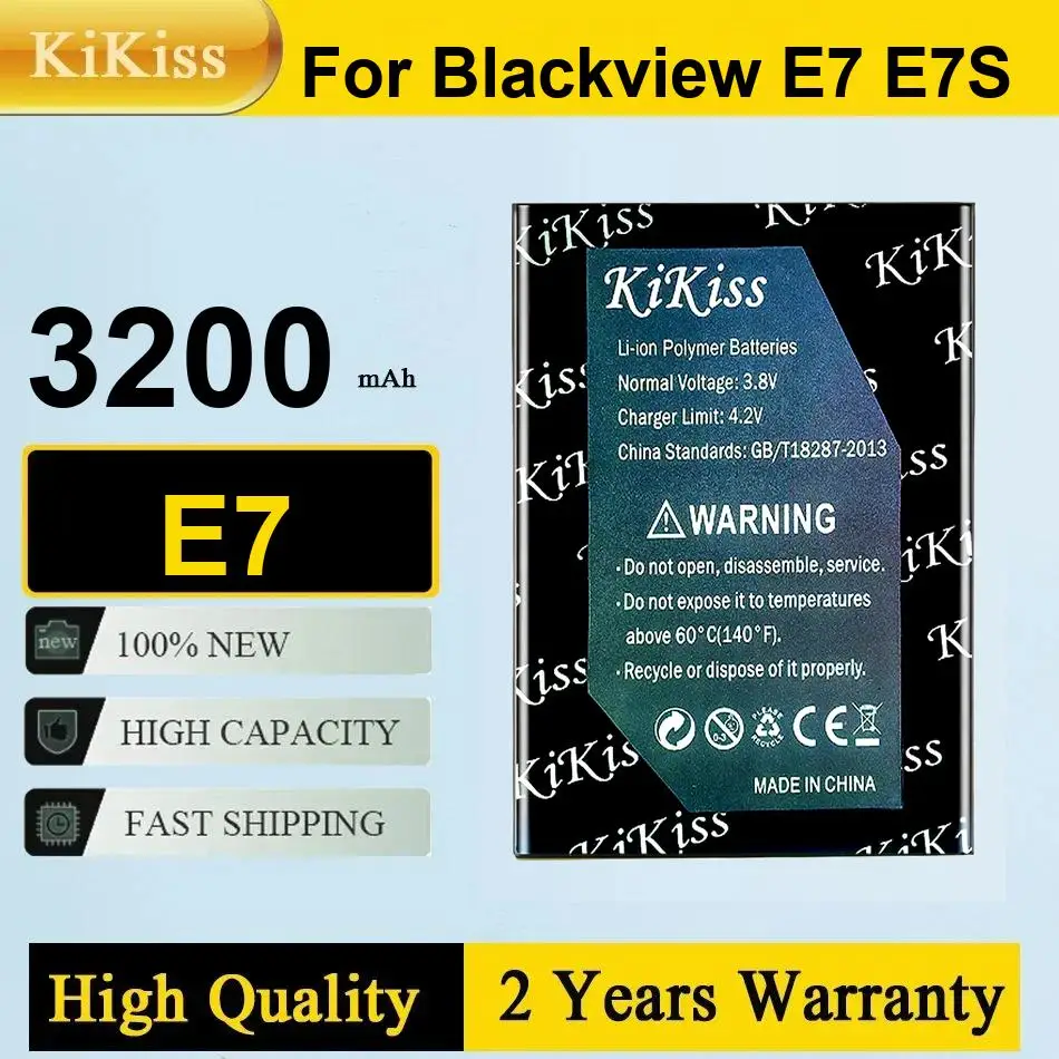 

3200Mah Kikiss Battery E7 For Blackview E7S