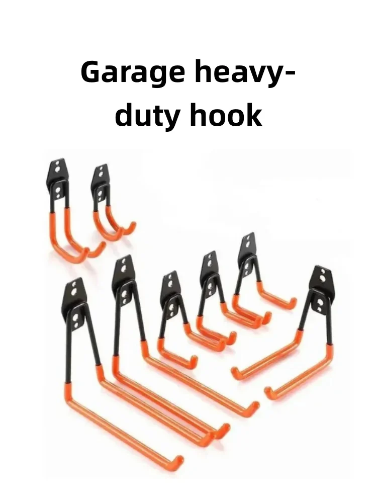 AliExpress NONE 1PC Heavy Duty Metal Hook Garage Organizer Wall Mount Bicycle Hanger Hooks Wall Mount Anti-slip Storage Hook Garage Storage Too