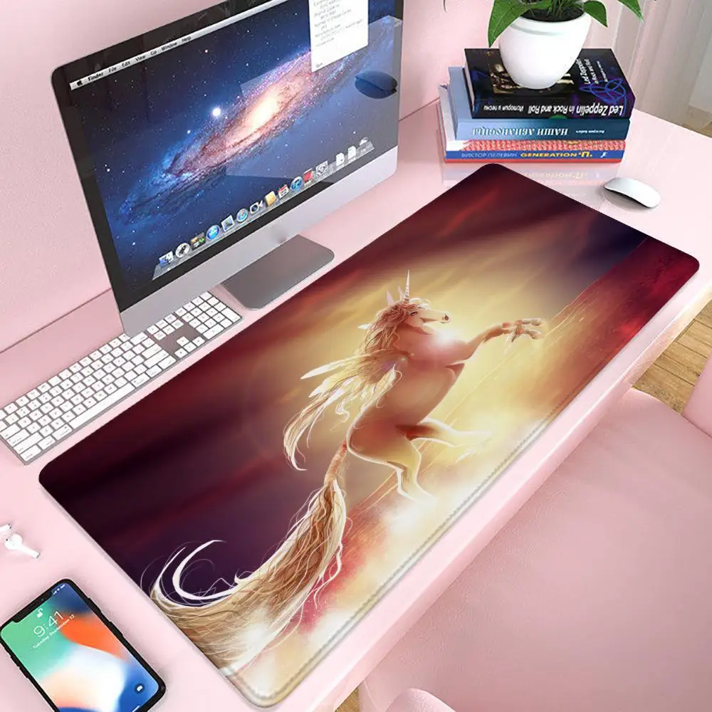 

Unicorn Mouse Pad Gaming 900×400 Mousepad Gamer Xxl Mouse Mat Offices Accessories Keyboard Long Pad Computer Desk Mat