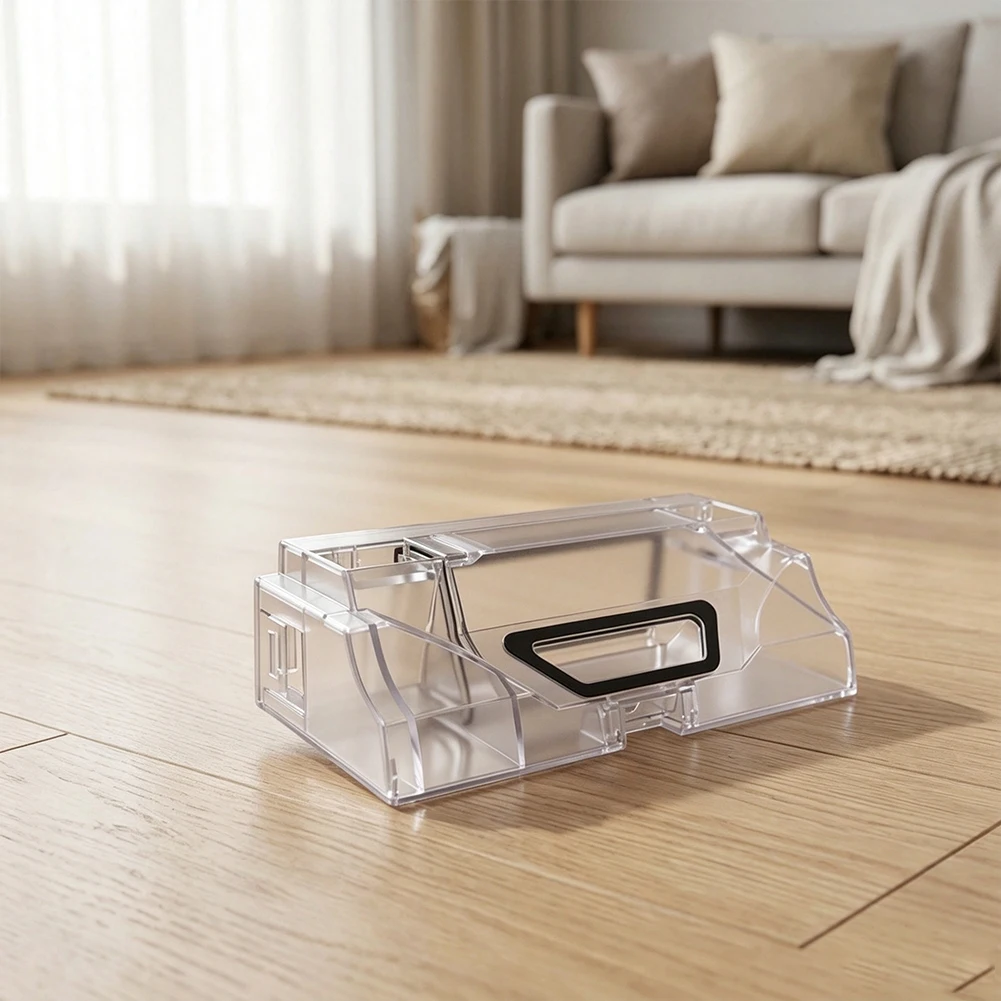 For Automated Vacuuming Z10Pro Robot Vacuum Bin Replacement Dust Cup Transparent Dirt Storage Single-click Release