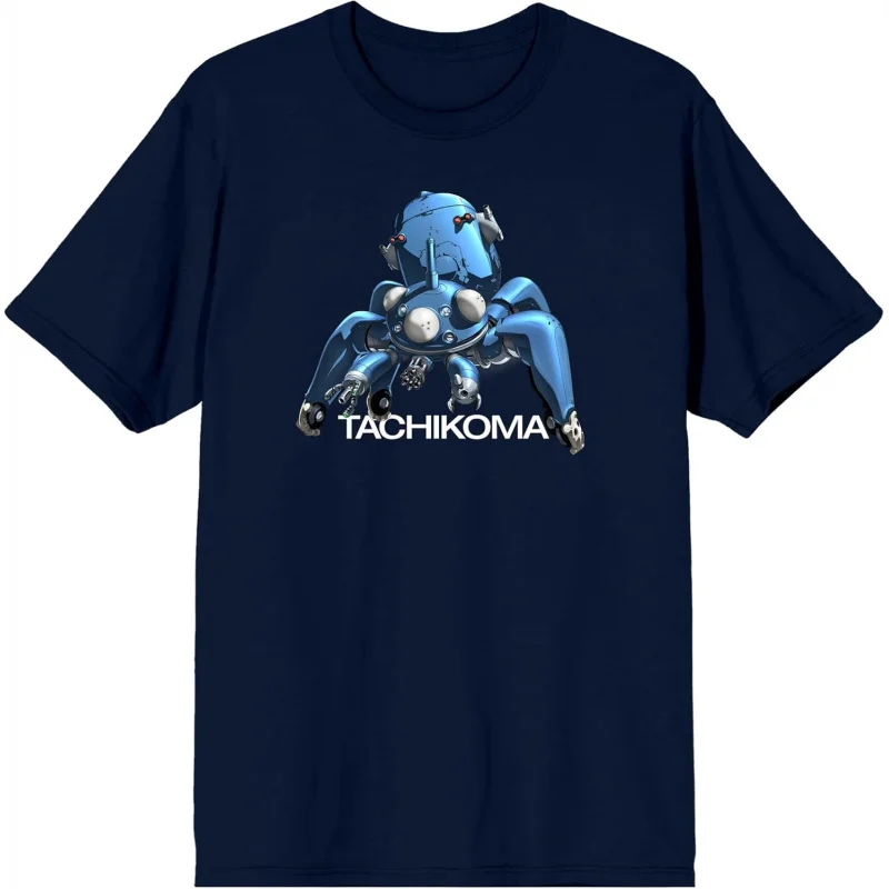 Ghost in the Shell Cyborg Girl MOTOKO Anime T Shirt 0611 Cyberpunk Tachikoma Graphic Tee Sci-Fi Aesthetic Y2K clothes S-6XL