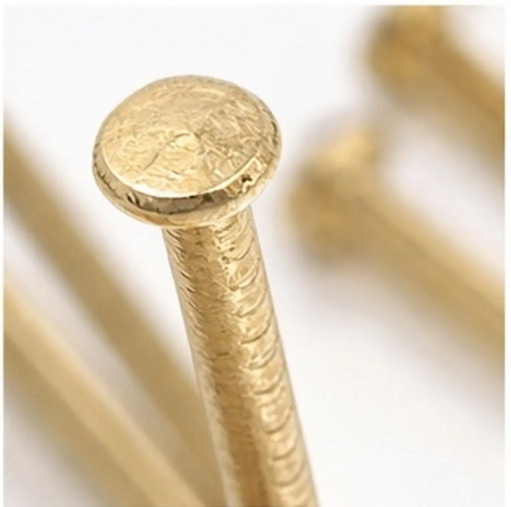 200 Pcs Nail for Wood Wall Fixing Nails Home Decor Frame Copper Hanging DIY Pictures Fastening Tool Decoration