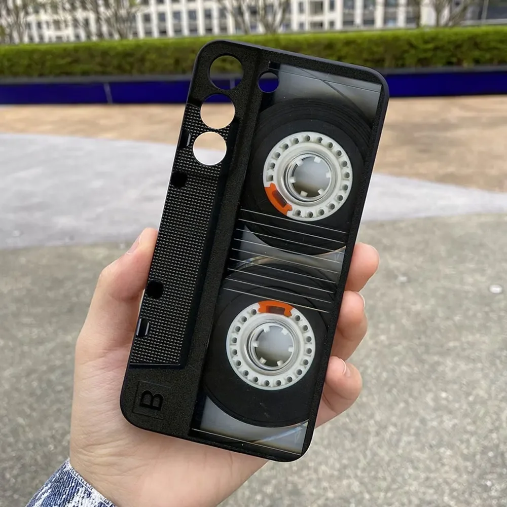 Retro Radio Graphic Phone Case for Xiaomi 14 Pro 13 Ultra 12 12t 11t 11 10 Lite 5G Shockproof Soft Silicone Covers Bumper Fundas