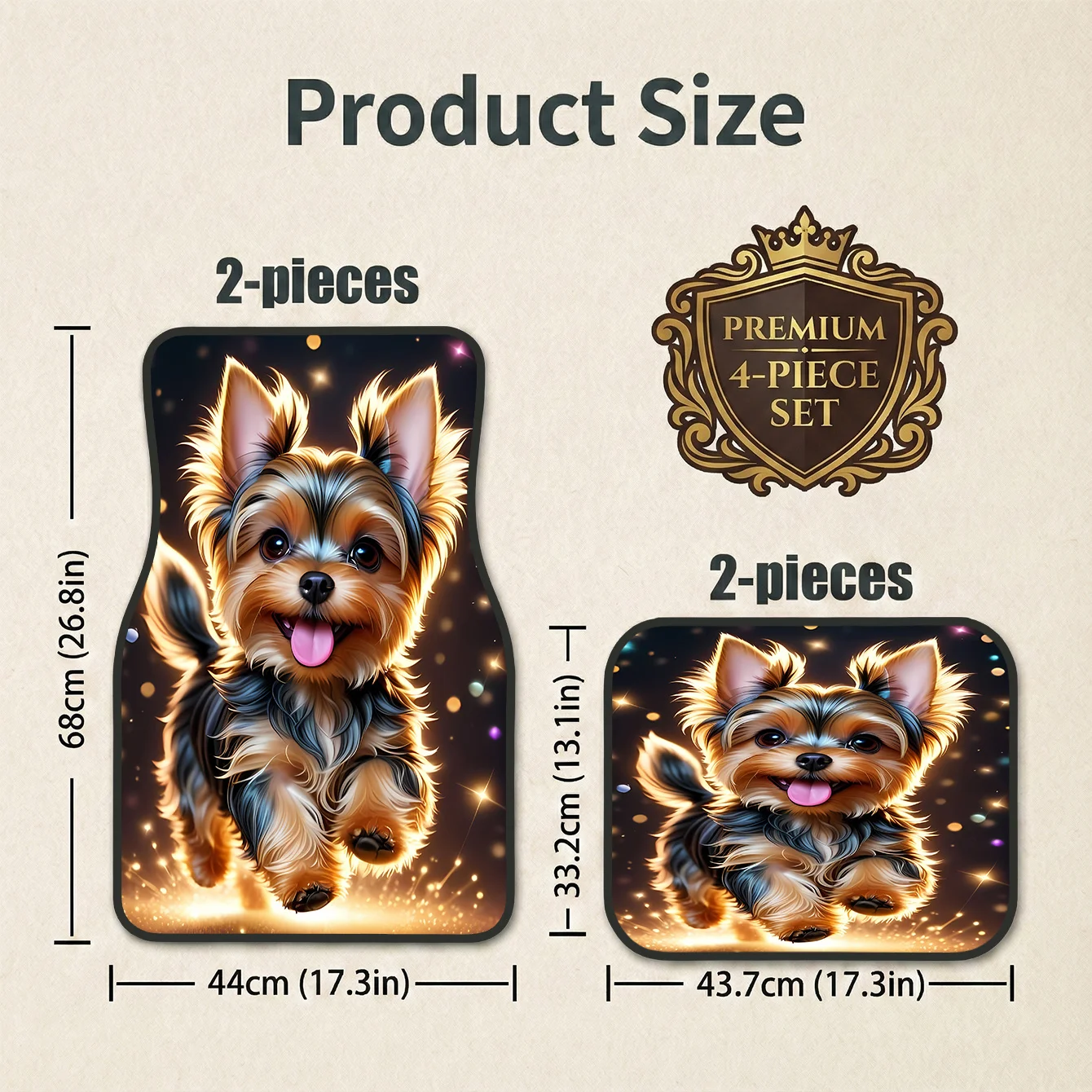 4pcs Stylish Car Mats Featurin - Interior Design Yorkshire ulasan dan harga