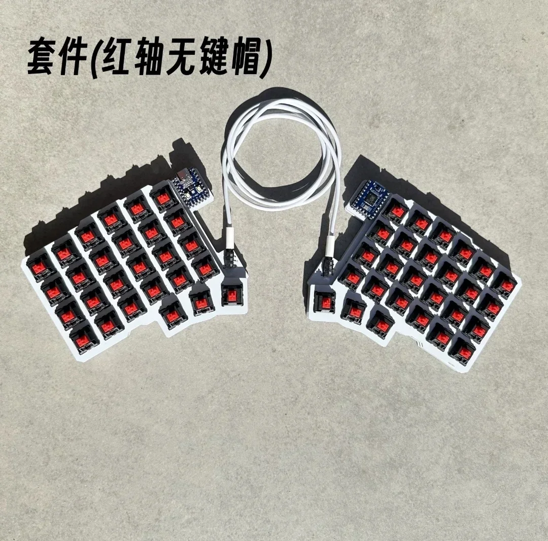 

Silakka54 Split Keyboard Customized Hot Swap Single Mode Wired Split Mechanical Keyboard VIAL Left Right Hand Keyboard Ergonomic