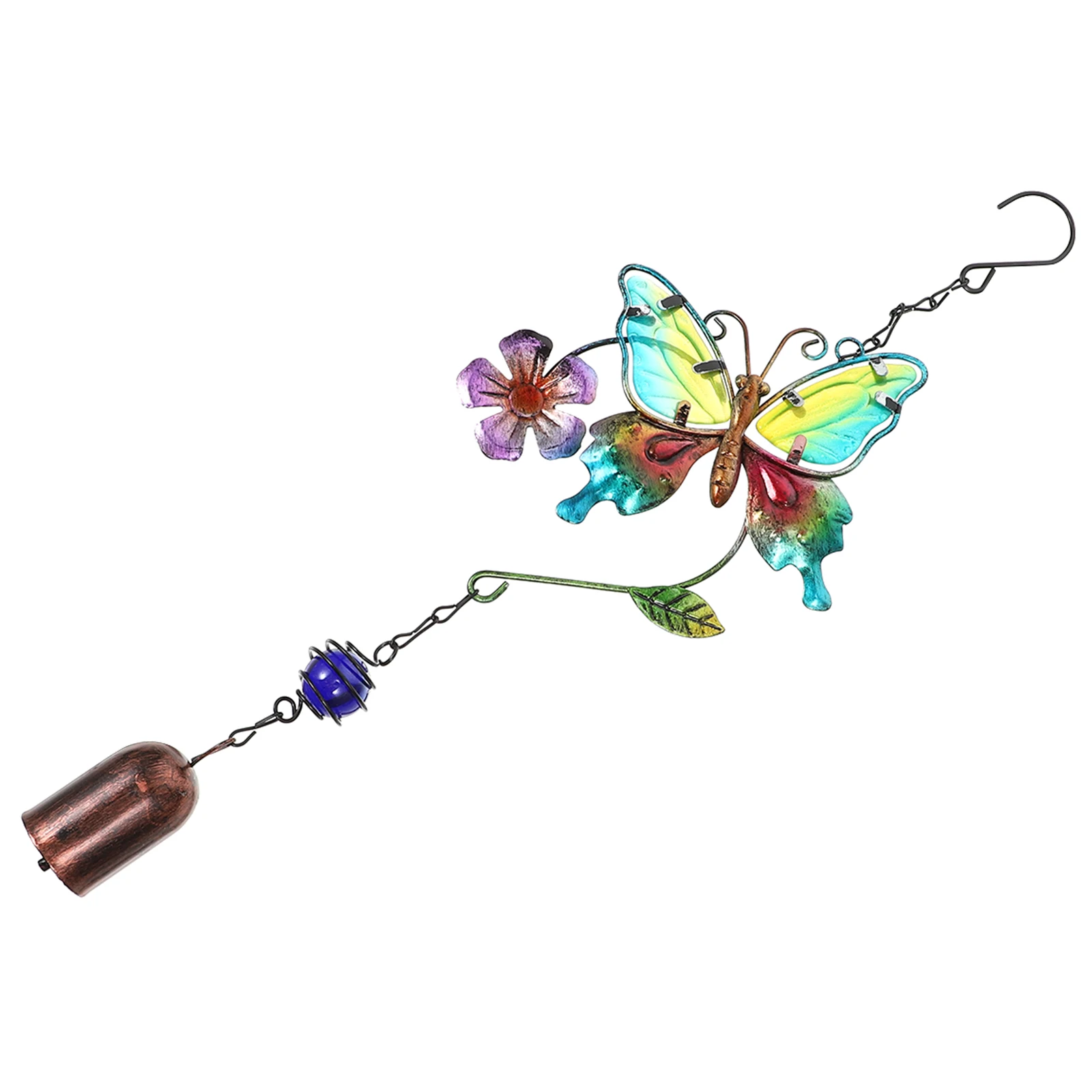 

Metal Wind Chime Ornament Bell Interior House Decoration Chimes Hanging Dreamcatcher Outdoor Pendant Glass