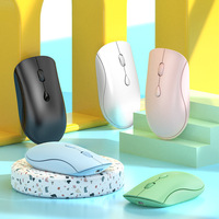 Wireless Bluetooth Mouse Rechargeable 2.4G + Bluetooth Dual-Mode Silent Mouse 3 Adjustable DPI Optical Mouse for Laptop Tablet