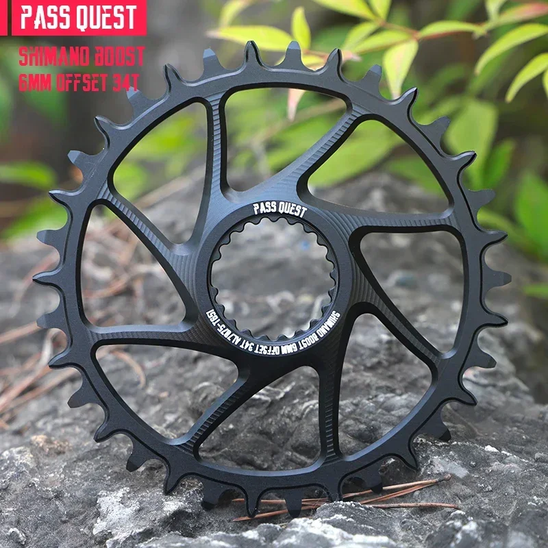 PASS QUEST  3mm offset for Shimano boost direct mount chainring  6mm offset  for Shimano M6100 M7100 M8100 M9100 ROUND