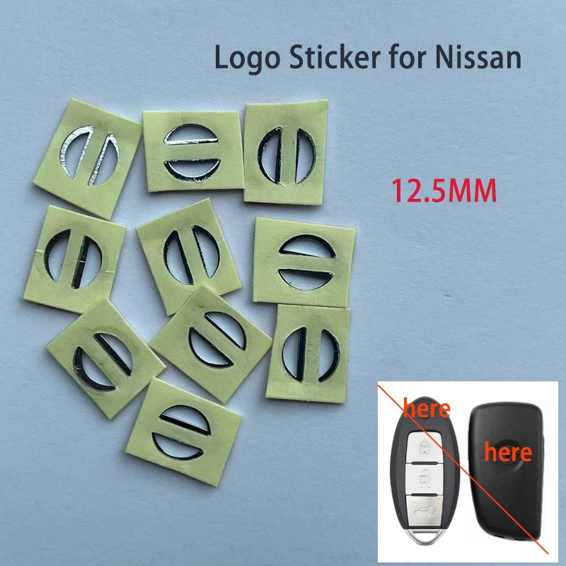 Replacement Remote Car Key DIY Emblem Logo Sticker for Nissan key 