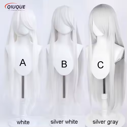 80 Colors 100cm Long Straight Cosplay Wig Anime Compatible Universal Omopinenet Heat Resistant Synthetic Hair Wigs + Wig Cap - Image 19
