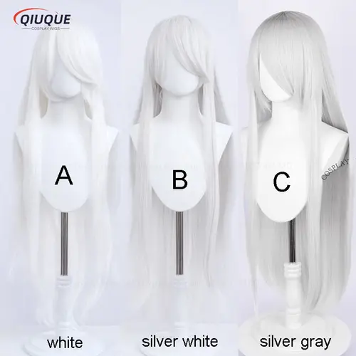 80 Colors 100cm Long Straight Cosplay Wig Anime Compatible Universal Omopinenet Heat Resistant Synthetic Hair Wigs + Wig Cap - Image 19