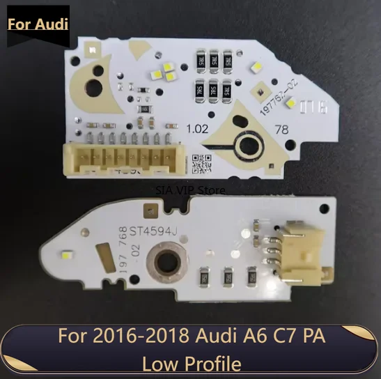 

For 2016-2018 Audi A6 C7 PA New headlight daytime running light LED module DRL chip PCB board suitable Low Profile
