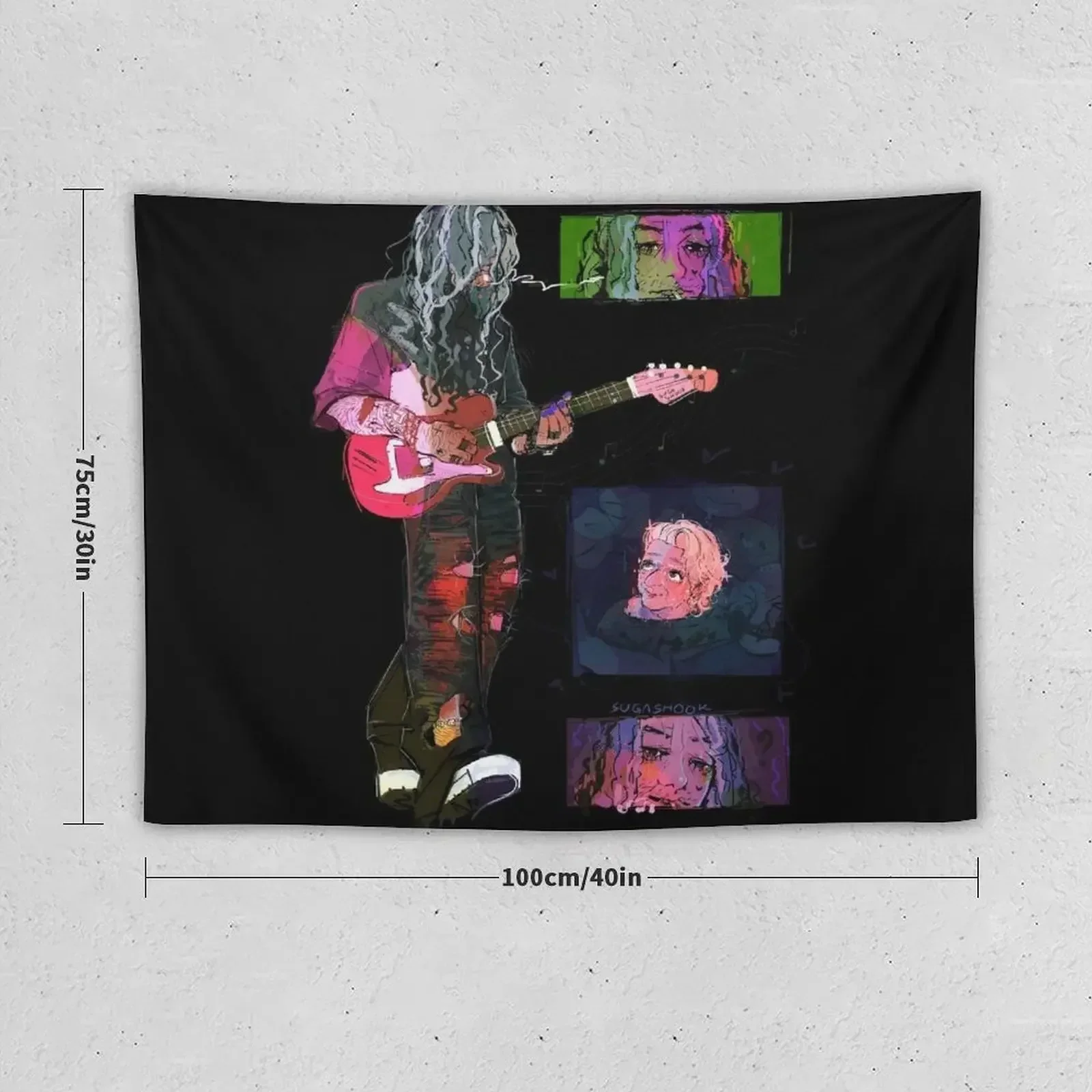 Rockstar Ed Tapestry Wall Tapestries Aesthetic Room Decor Korean Home Decoration Accessories Bedroom Decoration Tapestry