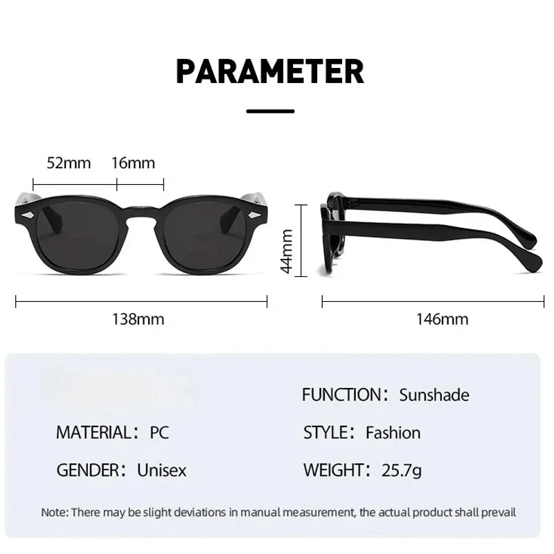 Vintage Round Sunglasses Women Men Retro Rivet Gradient Female Sun Glasses UV400 Square Shades Eyewear view 4