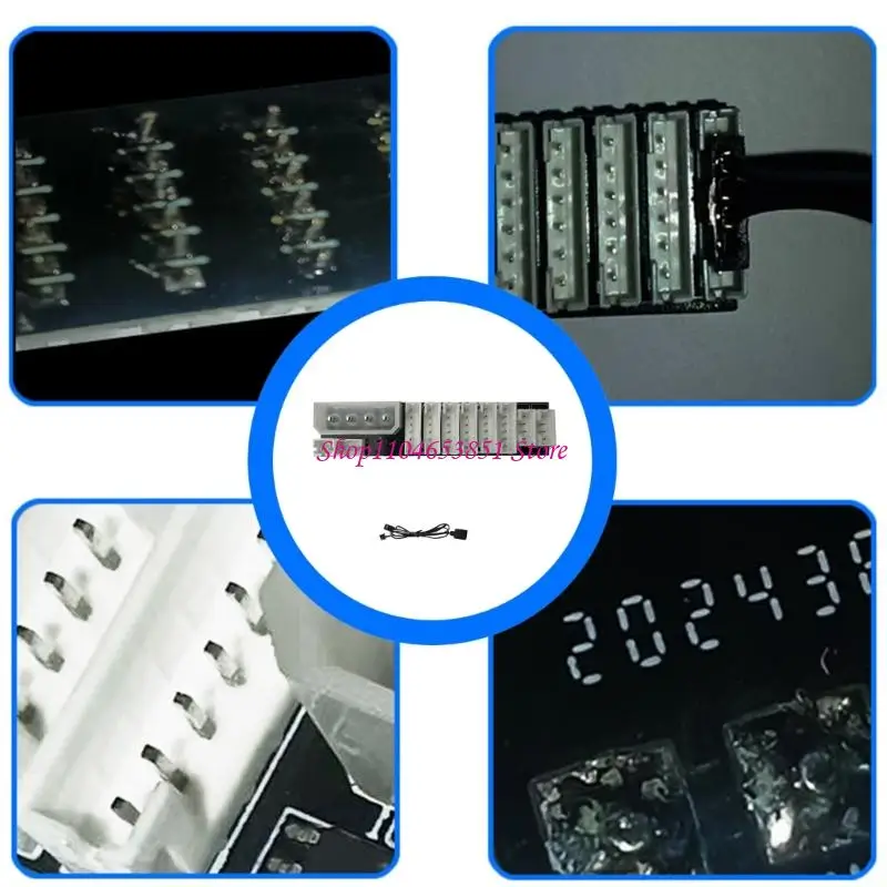 Case ARGB Controller For 6 Fan And 2 LED Strips With Easy Setups Design