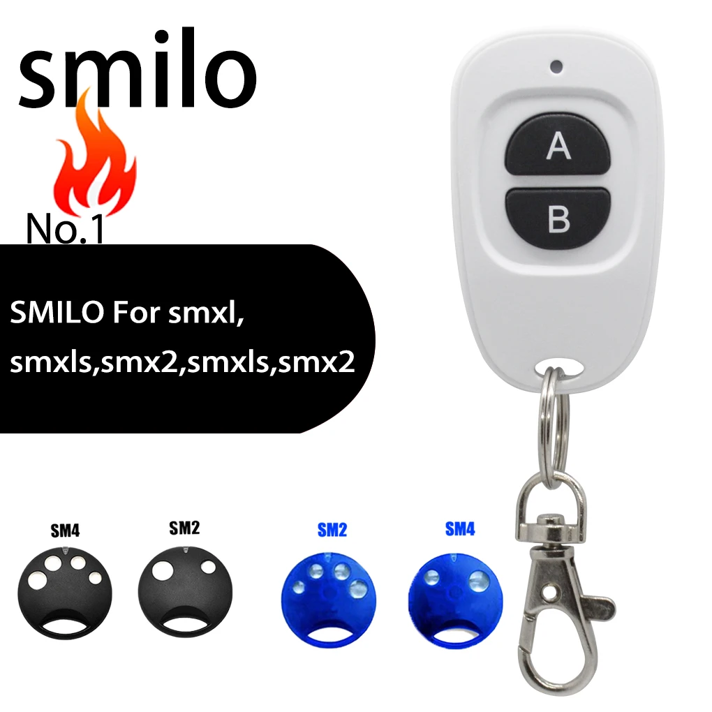 SM2 / SM4  433.92MHz The wireless transmitter  garage door remote control for electric receivers