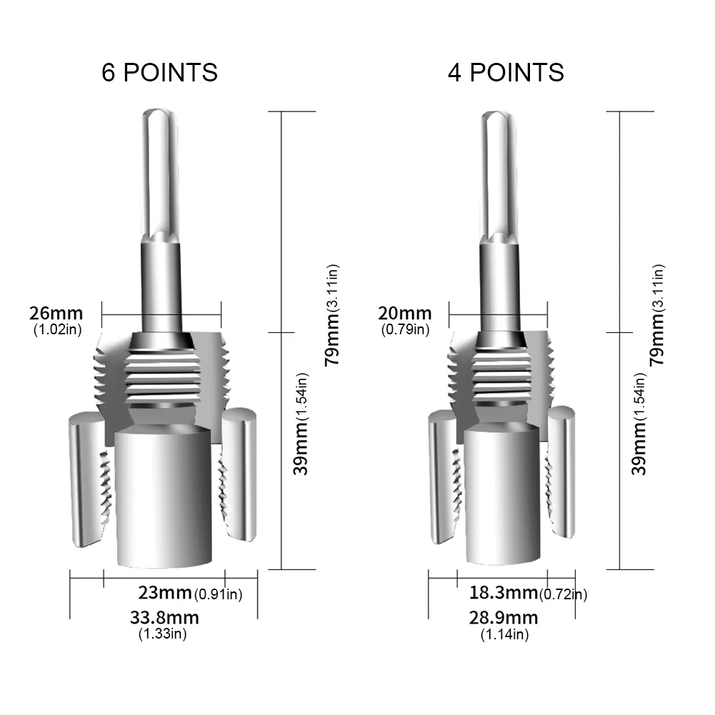 Integrated Internal & External Pipe Threading Tool 1/2 3/4 Inch PVC Pipe Threader Compatible Electric Drill Pipe Threader Kit