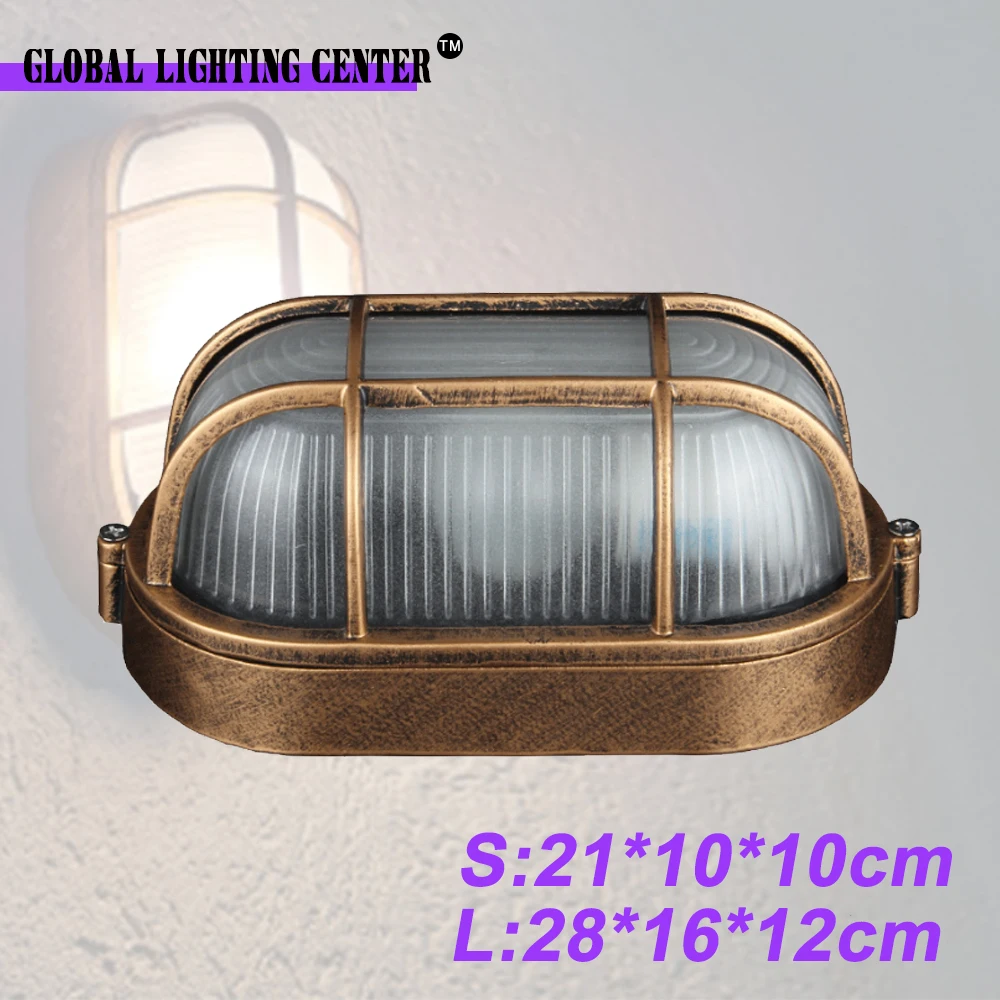 Imagem -03 - Impermeável Vintage Lâmpada do Teto Luz ao ar Livre E27 Retro Wall Light Jardim e Varanda Iluminação Home Decor Ac85265v